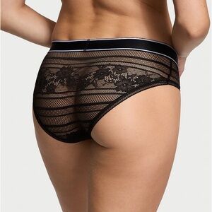Victorias Secret Logo Lace Hiphugger Panty Underwear. NWT